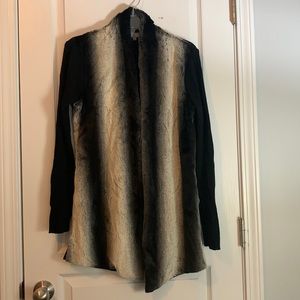 Lola & Sophie - Fur Jacket | Color: Black & White | Size: M